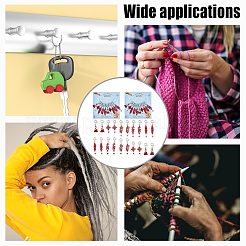 Маркеры петель с подвеской из окрашенного сплава HJEW-AB00118