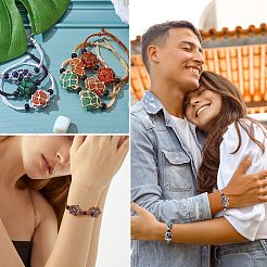 Регулируемый плетеный нейлоновый шнур макраме мешочек изготовление браслета&nbsp;AJEW-SW00013-19