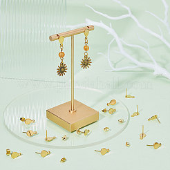 60 шт. фурнитура для сережек-гвоздиков из нержавеющей стали 304 STAS-DC0009-97