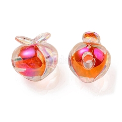 УФ-покрытие радужными переливающимися акриловыми бусинами&nbsp;OACR-F004-02B