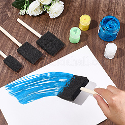 4 шт. губчатая черта с деревянной ручкой DIY-WH20007-70