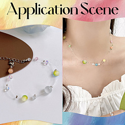 376шт кошачий глаз бусины&nbsp;CE-PA0001-01D