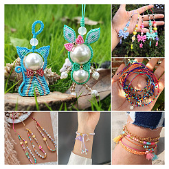 10шт. 10-х цветный полиэфирный шнур&nbsp;OCOR-TAC0040-01C