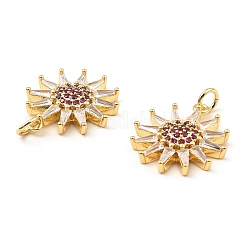 Покрытие стойки латунь микропаве прозрачные подвески из кубического циркония KK-M253-10G-02