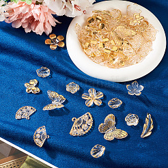 100 г прозрачных акриловых бусин TACR-TA0001-56