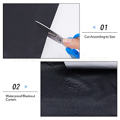 Портативная затемняющая штора из полиэстера для путешествий AJEW-WH0632-03