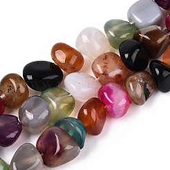 Природный агат бисер нитей&nbsp;X-G-T142-66