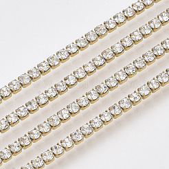 Цепочки из нержавеющей стали 304 со стразами STAS-T055-12G