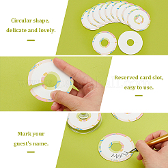 Бумажные подвески для бокалов для вина AJEW-WH0314-389