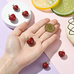 6 шт. 3 стиля латунных эмалевых подвесок&nbsp;KK-CJ0003-11