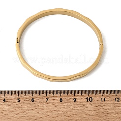 Браслеты на шарнирах из кованой нержавеющей стали 304&nbsp;BJEW-D408-14G