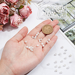 1 нить бусин из натурального радужного лунного камня G-NB0005-73