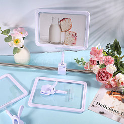 Прозрачные прямоугольные держатели для фотографий с записками из ПВХ AJEW-WH0248-814