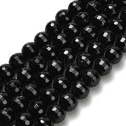 Натуральный черный турмалин бисер нитей&nbsp;G-H329-D02-6mm