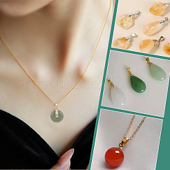 50 шт. латунные зажимные скобы&nbsp;KK-UN0005-32