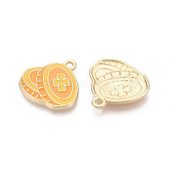 Подвески из сплава с эмалью ко дню святого патрика&nbsp;ENAM-T024-48A-G