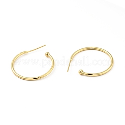 Серьги-гвоздики из латуни&nbsp;LS-EJEW-B013-03