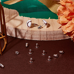 10 пара 925 серебряных гайки для ушей STER-BBC0007-59