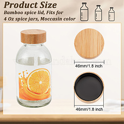 Крышки для банок со специями&nbsp;LS-WOOD-WH0027-88