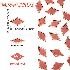 30 шт. цветной стеклянной мозаичной плитки DIY-OC0009-43C