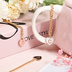 9шт 3 цвета сплава эмали кулон украшения HJEW-GL0001-16