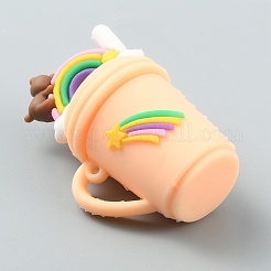 Пластиковые большие подвески из пвх&nbsp;KY-WH0048-07D