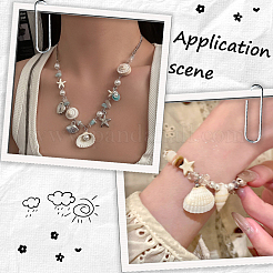 120шт натуральные пресноводные бусины из ракушек&nbsp;BSHE-PA0001-04