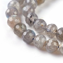 Природные лабрадорита бисер нитей G-O176-04B