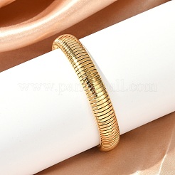 Браслет-цепочка в виде плоской змейки из нержавеющей стали 304&nbsp;BJEW-B076-01G