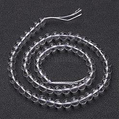 Синтетический кристалл кварца бусины нити&nbsp;GSR6mmA039-1