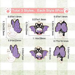 Подвески из сплава эмали 24шт 3 стиля FIND-CN0001-27