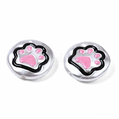 3d печатные бусины из абс-пластика с имитацией жемчуга KY-S163-425