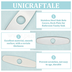 Крышки для отверстий для мойки из нержавеющей стали 304 AJEW-WH0455-017A-P