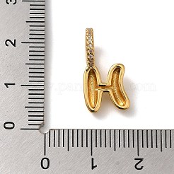 Латунные микро проложить кубического циркония подвески KK-K345-13H-G