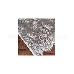 Кружевная ткань из полиэстера с цветочным узором DIY-WH0496-28A
