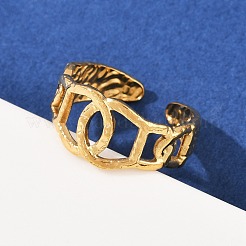 Кольца-манжеты из нержавеющей стали 304 для женщин&nbsp;LS-RJEW-H255-01G-01