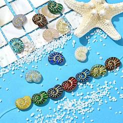 16шт 16 цвета бусины лэмпворк ручной работы&nbsp;LAMP-CJ0002-82