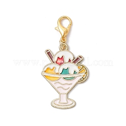 8 шт. подвеска из эмалевого сплава в виде десерта&nbsp;HJEW-JM03193