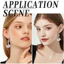 4 пара 925 сережек-колец Huggie Hoop из стерлингового серебра STER-BBC0005-36S