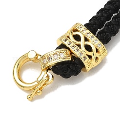 Нейлоновый шнур ожерелья выводы KK-Q019-10G-04