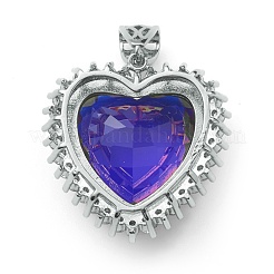 Прозрачные граненые стеклянные подвески ZIRC-I050-02P