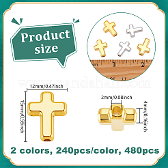 480 шт. подвески из непрозрачной смолы 2 цветов&nbsp;RESI-NB0002-18