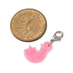 Подвесные украшения в виде акриловой луны&nbsp;HJEW-JM04069