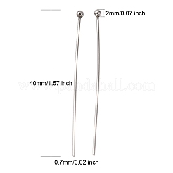 Шариковые головки из нержавеющей стали 304&nbsp;STAS-K146-045-40x0.7mm