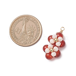 4 шт. 4 подвески из натурального аметиста&nbsp;PALLOY-TA00355