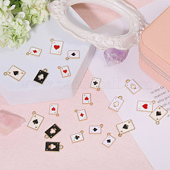 48шт 8 стиля подвески из сплава с эмалью&nbsp;FIND-CA0009-08