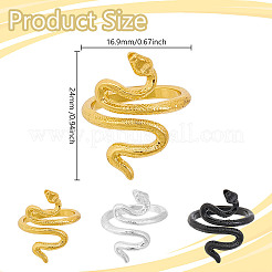 12 шт. 6-цветный змеиный сплав&nbsp;DIY-FG0008-29