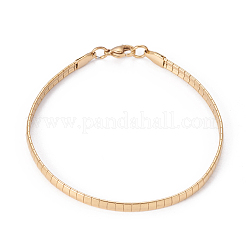 Ионное покрытие (ip) 304 нержавеющая сталь цепочки ожерелья и браслеты наборы SJEW-E334-01B-G