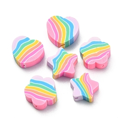 120шт 3 стилей ручной работы из полимерной глины CLAY-YW0001-63