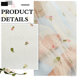 Сетка из полиэстера с фруктовой вышивкой&nbsp;KK-WH0558-10B